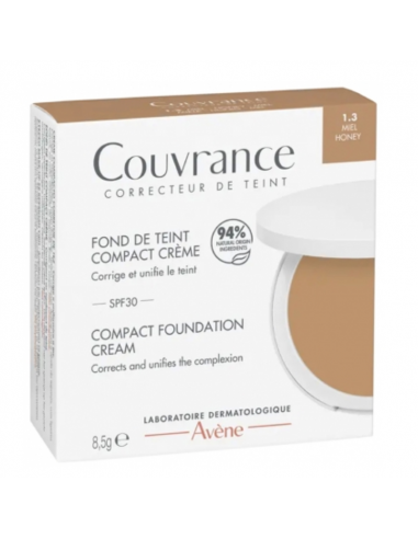 AVENE COUVRANCE Font de teint Crème Miel 8,5g