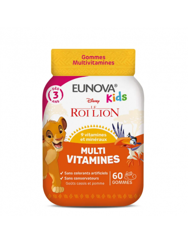 Eunova Kids Multivitamines Le Roi Lion  60 gummies