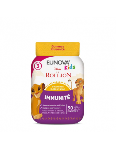 Eunova Kids Immunité Le Roi Lion 60 gummies