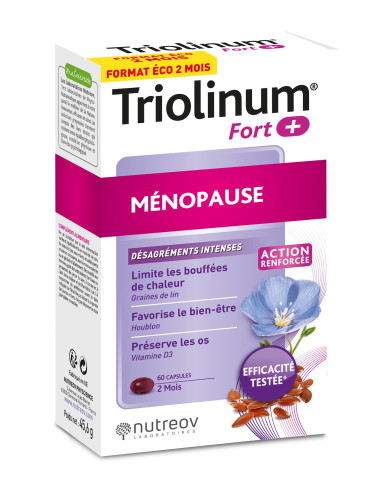 Triolinum Fort + Ménopause. 60 capsules