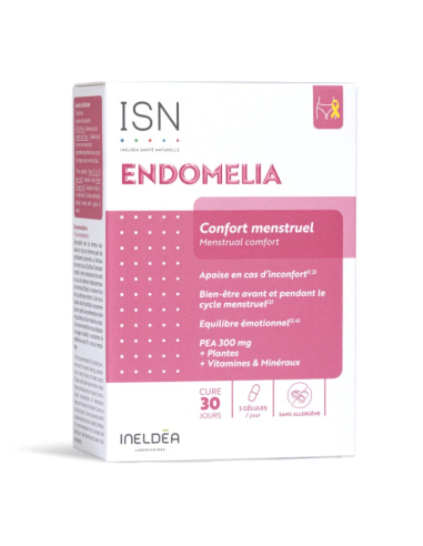 ENDOMELIA Confort menstruel 60 gélules