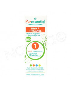 Puressentiel Huile Essentielle Thym À Thujanol Bio. 5ml - états grippaux & fatigue