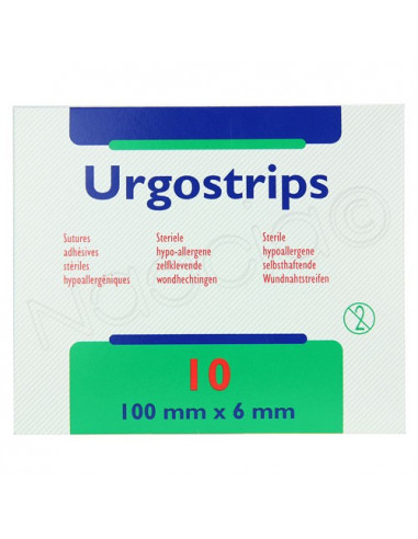 Urgostrips 10 strips stériles