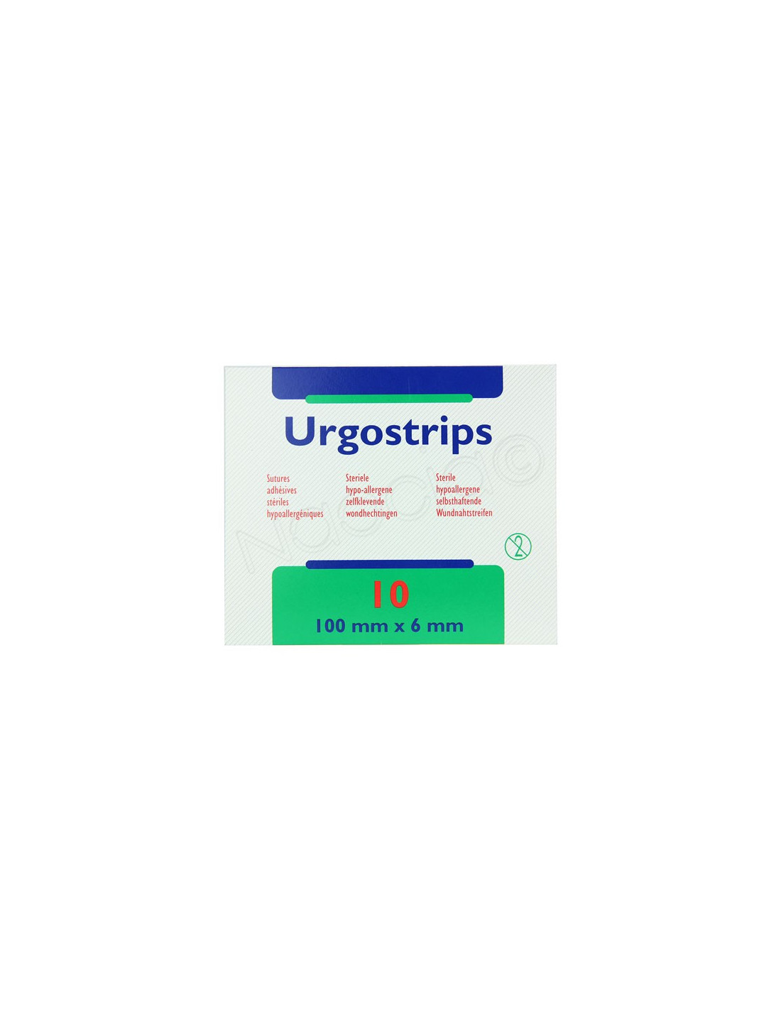 Urgostrips 10 strips stériles