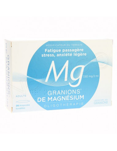 Granions de Magnésium Fatigue Passagère