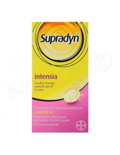 Supradyn Intensia. Boîte 30 comprimés effervescents