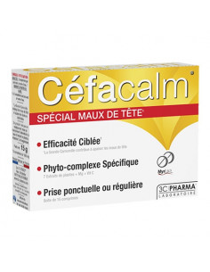 Céfacalm Spécial Maux de Tête. 15 comprimés