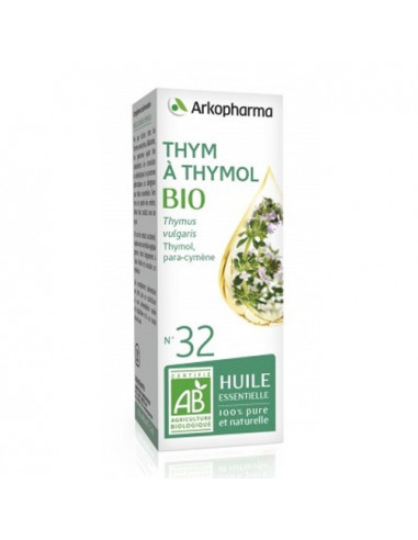 Arkopharma Thym à Thymol Bio N°32 Huile Essentielle. 5ml