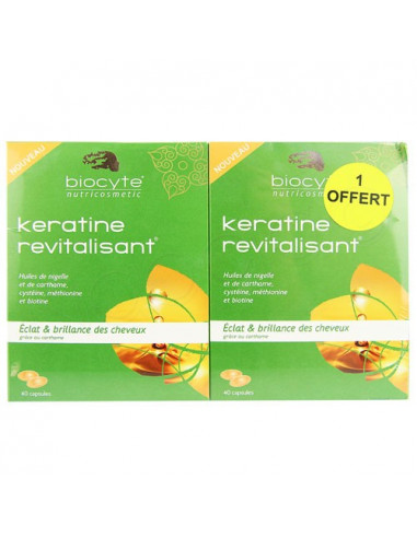 Biocyte Keratine Revitalisant. Lot 2x40 capsules