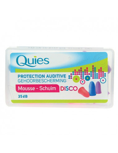 Protection auditive Mousse disco X2 QUIES