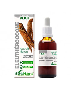 SoriaNatural Éleuthérocoque Extrait Fluide Formule XXI. 50ml