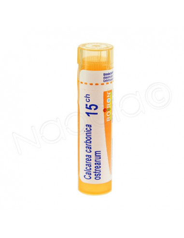 Calcarea Carbonica Ostrearum Tube Granules Boiron. 4g 15CH orange