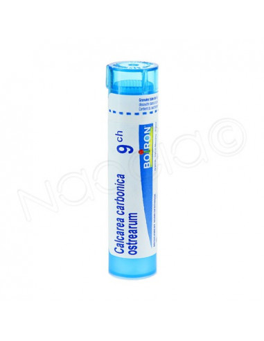 Calcarea Carbonica Ostrearum Tube Granules Boiron. 4g 9CH bleu