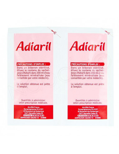 Adiaril Poudre Solution Buvable Rehydratation 10 Sachets De 7g Archange Pharma